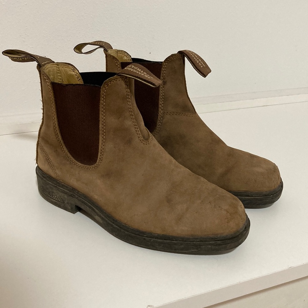 Blundstone brown leather suede ankle boots sz 4.5 women 7.5